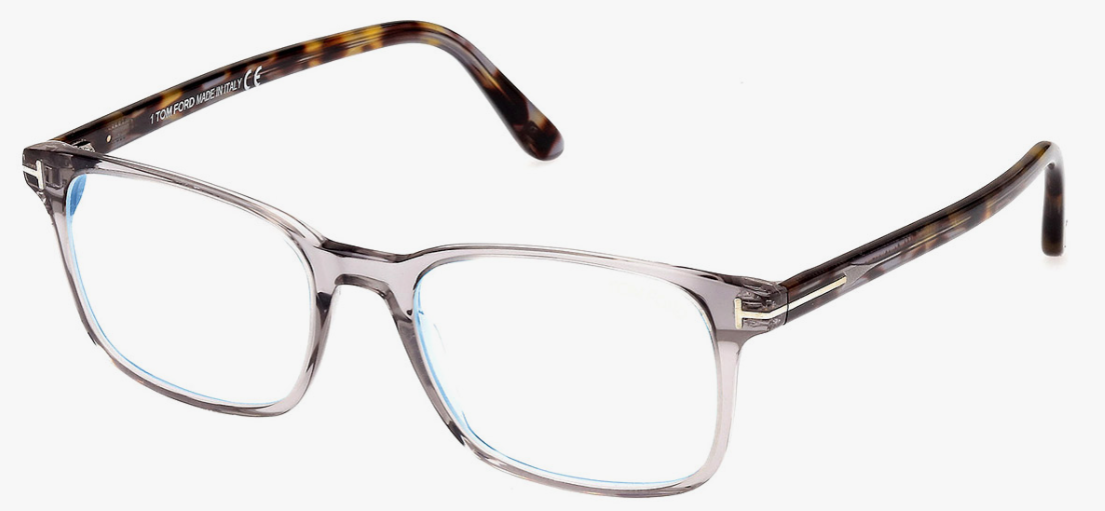 Tom Ford TF5831-F-B Shiny Transparent Gray